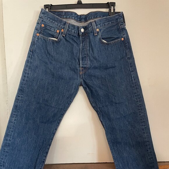 Levi's 501 Jeans Classic Straight Leg 35x30 - Picture 1 of 3